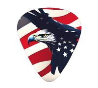 American Flag Fly Eagle Guitar Picks Set-Premium Abs Material,Various Thicknesses-Enhance Your Playing Experience