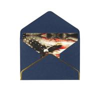American Flag Fly Eagle Thank You Card Envelope 4x6 Inch Wedding Baby Shower Thank You Bride Shower Business Birthday.