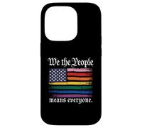 American Flag Gay Pride Month We The People Means Everyone Case for iPhone 14 Pro