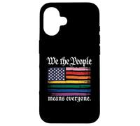 American Flag Gay Pride Month We The People Means Everyone Case for iPhone 16