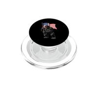 American Flag Gorilla 4th Of July PopSockets PopGrip for MagSafe