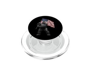 American Flag Gorilla 4th Of July PopSockets PopGrip for MagSafe