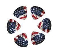 American flag Guitar Pick 12 picks Fashion Personalized Bass Pick Durable Electric Guitar Plectrums Instrument Accessories for Ukulele Electric Guitar Bass
