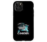 American Flag I Wear Teal For My Cousin Cervical Cancer Case for iPhone 11 Pro