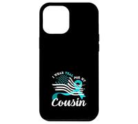 American Flag I Wear Teal For My Cousin Cervical Cancer Case for iPhone 12 Pro Max