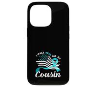 American Flag I Wear Teal For My Cousin Cervical Cancer Case for iPhone 13 Pro