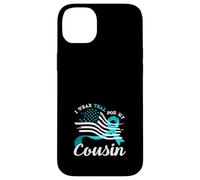 American Flag I Wear Teal For My Cousin Cervical Cancer Case for iPhone 14 Plus