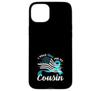 American Flag I Wear Teal For My Cousin Cervical Cancer Case for iPhone 15 Plus