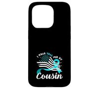 American Flag I Wear Teal For My Cousin Cervical Cancer Case for iPhone 15 Pro