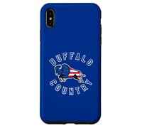 American Flag Inside A Buffalo Bison Silhouette Buffalo NY Case for iPhone XS Max