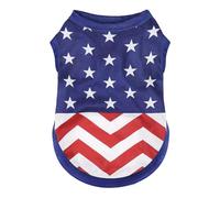 American Flag Inspired Dog Vest: Perfect Dog Shirt, Ideal Tank Top for Everyday Wear, Independence Day Celebrations Quality Materials for a Cute and Stylish Look Classic Blue Star 4XL