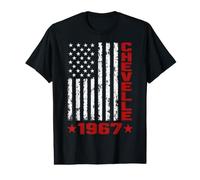 American Flag Jersey Style 67 Chevelle 1967 Muscle Car Value Graphic T-Shirt