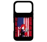 American Flag - Just a girl who like anime and america Case for iPhone 17 Pro