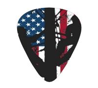 American Flag Lineman National Design Guitar Picks Plectrums For Guitar Bass 12 Pack