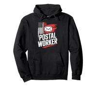 American Flag Mail Carrier Who Loves the Delivery Service Pullover Hoodie