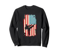 American Flag Martial Arts Karate Taekwondo Sweatshirt