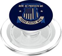 American Flag, Mother And Son, A Patriotic Proud Police Mom PopSockets PopGrip for MagSafe