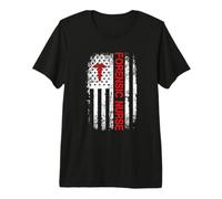 American Flag Nurse Forensic Nurse Hospital Nursing Premium T-Shirt