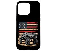 American Flag Off-Road Truck Case for iPhone 15 Pro Max