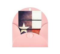 American Flag Pattern Print Adorable Blank Cards& Envelopes,Unique Designs Perfect for Festivals, Invitations