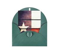American Flag Pattern Print Adorable Blank Cards& Envelopes,Unique Designs Perfect for Festivals, Invitations