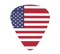 American flag Patterned guitar picks - (thin/medium/thick) free to choose, suitable for all kinds of string instruments,