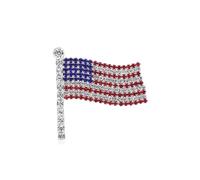 American Flag Pin USA Flags Lapel Pin Cross Flag Pins Lapel Cross Country Gifts for Men, alloys, no gemstone