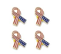 American Flag Pins Lapel for 4th of July Accessories USA Pins for Suit 4th of July Pins Outfits Enamel American Map Brooch Pins Red White and Blue Star Patriotic Pins for Hat Backpacks, Metal, no