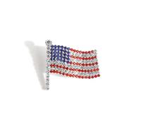 American Flag Pins Lapel for 4th of July Accessories USA Pins for Suit 4th of July Pins Outfits Enamel American Map Brooch Pins Red White and Blue Star Patriotic Pins for Hat Backpacks, alloys, no