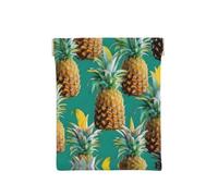 American Flag Print Leather Coin Purse, Small Change Pouch Wallet,Squeeze Coin Purse Pouch For Men Women, Psych Pineapple Quotes, One Size, Fashion