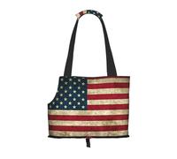 American flag print Puppy Carrier Walking Dog Bags Pets Dogs Carrier Bags for small Dogs and Cat and Rabbit