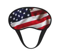 American Flag Print Sleep Mask, Eye Sleeping Mask for Women and Men for Total Darkness, Reduces Puffy Eye Mask