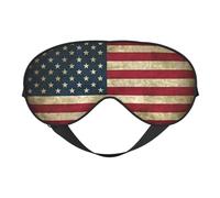 American Flag Print Sleeping Eye Cover Eyeshade for Men Women Plane Travel Nap Night Sleeping