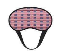 American Flag Print Soft Washable Comfort Eye Mask for Sleeping Travel Home Hotel Airplane Camping