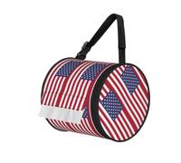 American flag Printed Portable Tissue Roll Case, Standard-Size Fit, Oxford Cloth for Wall Camping Backpack