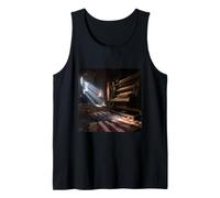 American Flag Printing Press USA Patriotic Liberty Tank Top