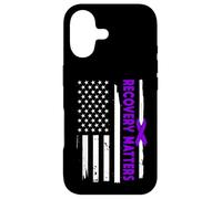 American Flag Recovery Matters - Addiction Recovery USA Case for iPhone 17