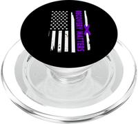 American Flag Recovery Matters - Addiction Recovery USA PopSockets PopGrip for MagSafe