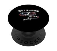 American Flag Rosary Beads Catholic Pray PopSockets Adhesive PopGrip