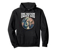 American Flag Rosary Beads Catholic Pray Pullover Hoodie