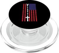 American Flag Rosary Catholic PopSockets PopGrip for MagSafe