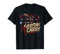 American Flag Rosary Catholic T-Shirt