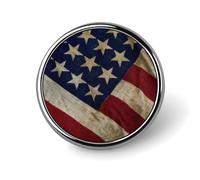 American Flag Round Badge Cute Brooch Hats Jackets Decor Personalized Lapel Pin Clothing Jewelry Accessories for Wedding Party Gift