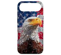 American Flag Shattered Eagle Art Print Case for iPhone Air