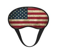American Flag Sleeping Mask for Adults Blackout, Comfortable Eye Mask Blocking Light for Travel, Yoga