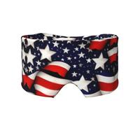 American Flag Stars Stripes Print Eye Shade Cover for Nap Travel Yoga,Eye Cover Blindfold Travel Office Nap Airplane