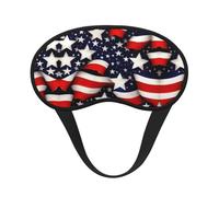 American Flag Stars Stripes Print Sleep Mask Soft Cover Eye No Pressure for Sleeping, Eye Masks for Side Sleepers