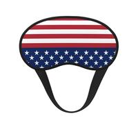 American Flag Stars Stripes Sleep Eye Mask for Women Men Soft and Comfortable Sleep Mask Blackout Sleeping Eye Cover for Travel Yoga Nap Shift Work