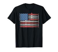 American Flag Submarine Patriotic Veteran T-Shirt
