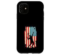 American Flag Tennis Player Racket Sports Court Case for iPhone 11